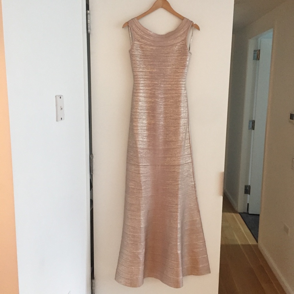 SOLD *HP* Herve Leger Sophia Gown - Picture 2 of 8